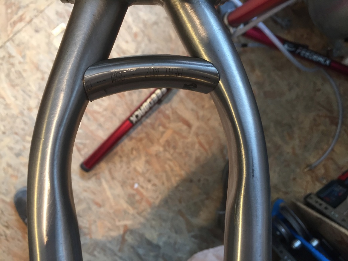 Detail view: Chain stay connection
